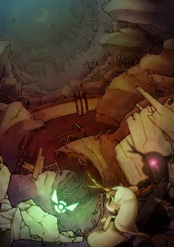 画像集#001のサムネイル/日本一ソフトウェア,新作アクションゲーム「htoL#NiQ −ホタルノニッキ−」を発表。“光と影”を使い分け,廃墟に眠る少女を連れ出そう