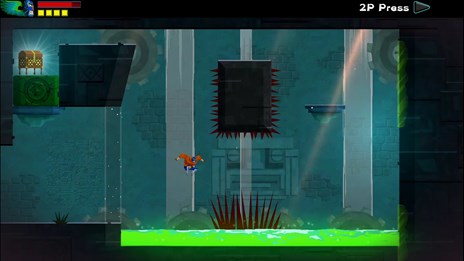 画像集#012のサムネイル/「覆面闘士」海外で人気の横スクロールアクションが日本語版となって3月27日より配信。プロレス技を駆使して敵を倒し,さらわれた大統領の娘を助け出そう