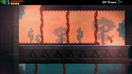 画像集#013のサムネイル/「覆面闘士」海外で人気の横スクロールアクションが日本語版となって3月27日より配信。プロレス技を駆使して敵を倒し,さらわれた大統領の娘を助け出そう