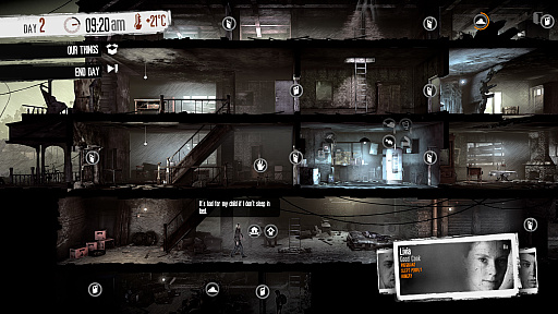 画像集#003のサムネイル/11 bit studiosが「This War of Mine」のチャリティ企画を発表。ロシアによるウクライナへの軍事侵攻を受けて
