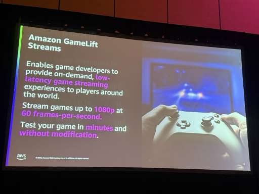 ꡼ No.004Υͥ / GDC 2025AWSˤ륲೫ȯȥӥѤǿ塼θ̤ܶϥ饦ɥॵӥAmazon GameLift StreamsPR