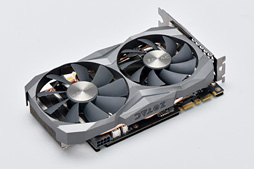 画像集 No.004のサムネイル画像 / GTX 1080搭載なのにカード長は約21cm。「ZOTAC GeForce GTX 1080 Mini 8GB」を使ってみた