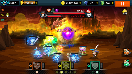 画像集#003のサムネイル/スマホ向けRPG「ポケットキングダム」が4月下旬に配信決定。勇者達を雇って挑む地下ダンジョンの攻略と,国の拡張を楽しめる