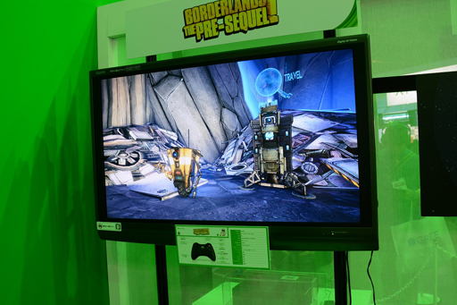 画像集#007のサムネイル/［TGS 2014］「ボーダーランズ プリシークエル」プレイポート。ウザかわいい「クラップトラップ」をさっそく触ってみた