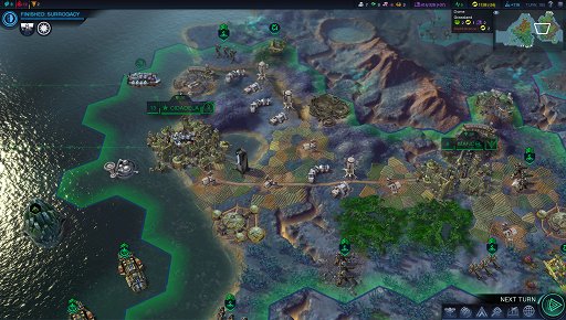 画像集#005のサムネイル/［gamescom］「Sid Meier’s Civilization: Beyond Earth」の185ターン目の様子を紹介する最新デモを見てきた