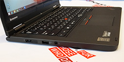 画像集 No.008のサムネイル画像 / Lenovo，360度回転ヒンジ搭載で4モードに使い分けられる新型2-in-1「ThinkPad Yoga 12」を国内発売