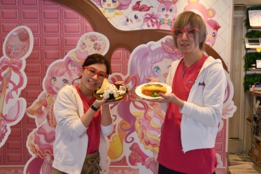 画像集 No.023のサムネイル画像 / 「プリティーオールフレンズバレンタインカフェ」内覧会をレポート。こだわりのコラボメニューが楽しめて，思わずハピラキになる空間