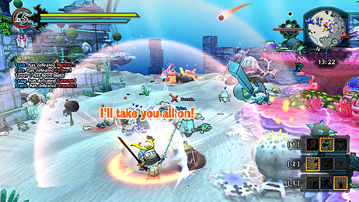 画像集#004のサムネイル/「Happy Wars」のPC版がSteamで配信へ。最大30人でアツい攻城戦や大魔法合戦オンライン対戦を楽しめる基本プレイ無料のアクションゲーム