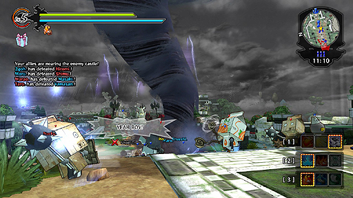 画像集#005のサムネイル/「Happy Wars」のPC版がSteamで配信へ。最大30人でアツい攻城戦や大魔法合戦オンライン対戦を楽しめる基本プレイ無料のアクションゲーム