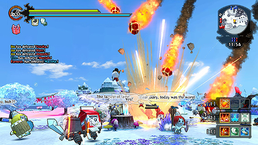 画像集#006のサムネイル/「Happy Wars」のPC版がSteamで配信へ。最大30人でアツい攻城戦や大魔法合戦オンライン対戦を楽しめる基本プレイ無料のアクションゲーム