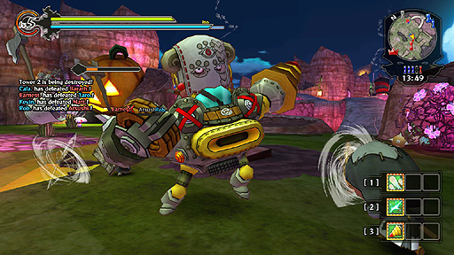 画像集#007のサムネイル/「Happy Wars」のPC版がSteamで配信へ。最大30人でアツい攻城戦や大魔法合戦オンライン対戦を楽しめる基本プレイ無料のアクションゲーム