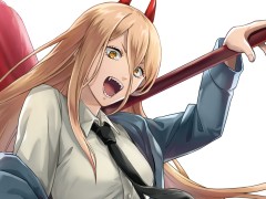 ひれ伏せ人間! “チェンソーマン”と「白猫プロジェクト」のコラボに登場するパワーのイラストを先行公開。ファイルーズあいさんのボイスコメントも