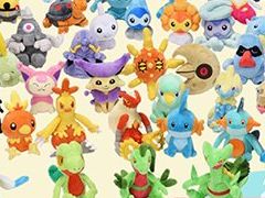 手のひらサイズのポケモンぬいぐるみ「Pokémon fit」第4弾が本日発売。ホウエン地方のポケモン141匹が登場