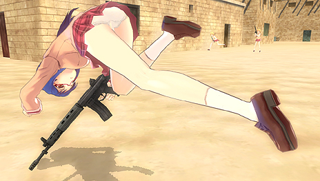 画像集#032のサムネイル/女子高校生達が衣装を破壊されたり尋問されたりするPS Vita用ソフト「バレットガールズ」,ゲームシステムの詳細が公開に