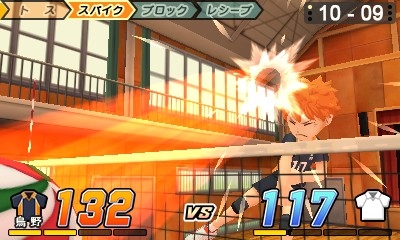 画像集#004のサムネイル/3DS「ハイキュー!! 繋げ!頂の景色!!」,2014年内に発売。“烏野排球部”の一員となって青春を駆け抜けよう