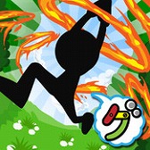 画像集#001のサムネイル/次々と放たれる火の輪をくぐるACT「逆輪投げ」iOS＆Androidで配信を開始