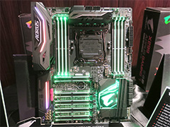 GIGABYTE,X299チップセット採用のゲーマー向けマザーボード3製品を解説