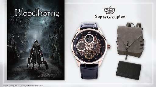画像集#001のサムネイル/「Bloodborne」の時計塔をイメージした腕時計，狩人をイメージしたバッグと財布が予約受付を開始