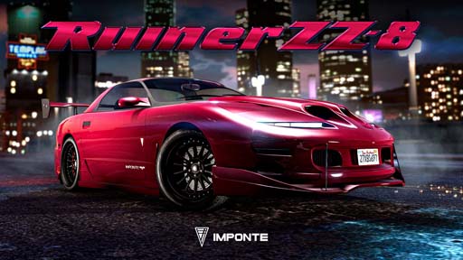 画像集 No.001のサムネイル画像 / 「GTAオンライン」，マッスルカー“インポンテ ルイナーZZ-8”登場。バイカー向けのボーナスなども