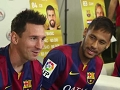 メッシやネイマールらFCバルセロナ所属選手が「FIFA 15」でガチ対決。果たして勝者は?
