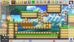 画像集#006のサムネイル/［E3 2014］「Mario Maker」プレイレポート。普通のコースからエグいコースまで，直感的な操作で思いのままにデザイン可能