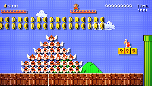 画像集#008のサムネイル/［E3 2014］「Mario Maker」プレイレポート。普通のコースからエグいコースまで，直感的な操作で思いのままにデザイン可能
