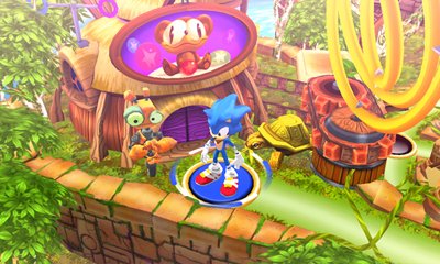 画像集#001のサムネイル/Wii U/3DS「ソニックトゥーン」が本日発売。ソニックシリーズ最新作は,謎解き満載のアドベンチャーと,昔ながらの横スクロールアクション