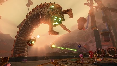 画像集#006のサムネイル/Wii U/3DS「ソニックトゥーン」が本日発売。ソニックシリーズ最新作は,謎解き満載のアドベンチャーと,昔ながらの横スクロールアクション
