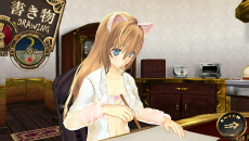 画像集#004のサムネイル/「シェルノサージュ OFFLINE 〜失われた星へ捧ぐ詩〜」,ブレザー姿やカフェ店員風などイオンの新コスチューム3種のデザイン画が公開