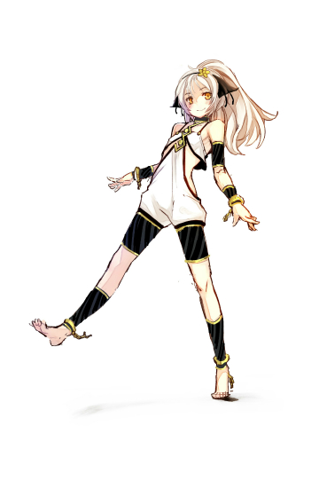 画像集#031のサムネイル/「シェルノサージュ OFFLINE 〜失われた星へ捧ぐ詩〜」,ブレザー姿やカフェ店員風などイオンの新コスチューム3種のデザイン画が公開