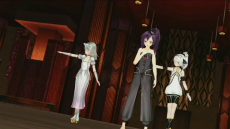 画像集#033のサムネイル/「シェルノサージュ OFFLINE 〜失われた星へ捧ぐ詩〜」,ブレザー姿やカフェ店員風などイオンの新コスチューム3種のデザイン画が公開