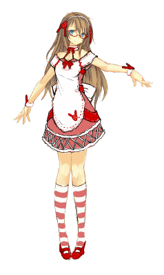 画像集#044のサムネイル/「シェルノサージュ OFFLINE 〜失われた星へ捧ぐ詩〜」,ブレザー姿やカフェ店員風などイオンの新コスチューム3種のデザイン画が公開