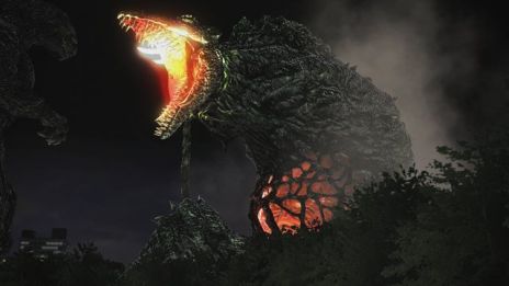 画像集#006のサムネイル/PS3版「ゴジラ-GODZILLA-」,敵怪獣の情報が公開。ビオランテの触手,モスラの鱗粉,ジェットジャガーの格闘攻撃がゴジラを襲う