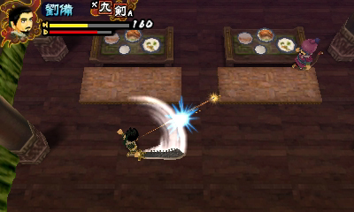 画像集#009のサムネイル/3DS「サンゴクストーリーズ天」,ゲームシステムの一部が公開。武器の使い分けや装備選び,キャラの多彩なアクションがキモとなる模様