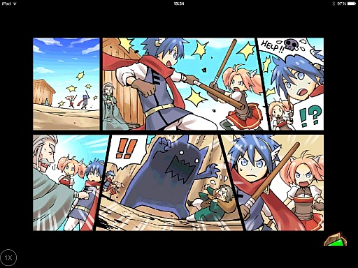 画像集#004のサムネイル/2014年秋配信予定のスマホ向け“巨神攻め攻めマンガRPG”「千年の巨神」とはどんなゲームなのか。メディア向け先行体験会で実機デモを体験したレポートを掲載