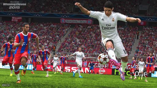 画像集#005のサムネイル/PS4,PS3,Xbox One用ソフト「ワールドサッカー ウイニングイレブン 2015」の発売日が2014年11月13日に決定。より臨場感あふれるサッカーを実現