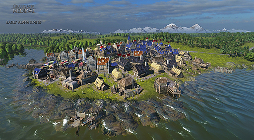 画像集#007のサムネイル/［gamescom］Gaming Mindこだわりの交易シム最新作「Grand Ages: Medieval」は，ヨーロッパ全土を含む3000万平方kmにおよぶ地域を再現