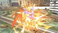 画像集#027のサムネイル/「ガンダムブレイカー2」,サーベルやアックスなど近距離戦で威力を発揮する武器の特徴が公開。新たな参戦ガンプラ情報は,ガンダムEz8とローゼン・ズール