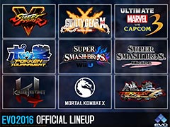 「EVO 2016」の競技種目が発表。新たに「ポッ拳」が選出,最終日の決勝は“格闘技界の殿堂”ことMandalay Bay Events Centerで開催へ