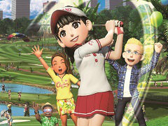 「New みんなのGOLF」すべてのホールがシームレスにつながる本作の新要素が公開。コース上ではゴルフ以外のアクティビティも