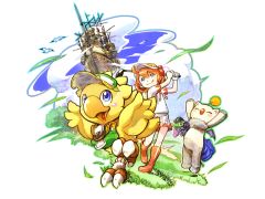 「New みんなのGOLF」が「ファイナルファンタジー30周年記念」とコラボ。チョコボに乗ってコースを走ったり,泳ぐことも可能
