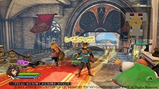 画像集#005のサムネイル/「ドラゴンクエストヒーローズ」の基本的な流れが公開に。最大4人で出撃できるバトルや迫力満点の必殺技も紹介