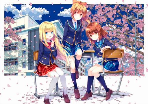 画像集 No.003のサムネイル画像 / 「ガールフレンド（仮）」，QP:flapper氏描き下ろし5周年キービジュアルを公開