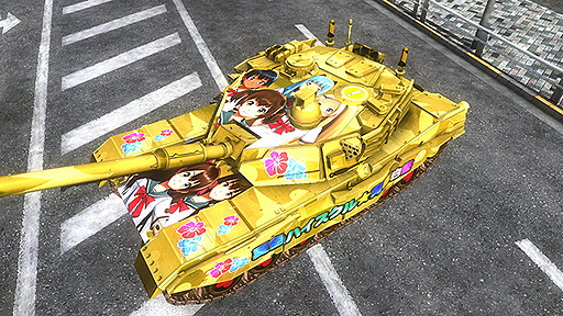 画像集 No.003のサムネイル画像 / 「地球防衛軍4.1」に「バレットガールズ」「夏色ハイスクル★青春白書(略)」とコラボしたイタ戦車DLCが登場