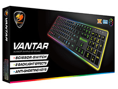 派手に光るパンタグラフ式ゲーマー向けキーボード「VANTAR」が7000円前後で発売に