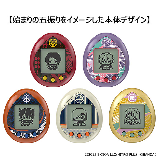 画像集#002のサムネイル/「刀剣乱舞-ONLINE-」コラボたまごっち，その名も“とうらぶっち”全5種の予約受付が本日スタート