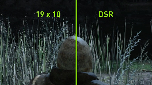 画像集#002のサムネイル/フルHDディスプレイでも4K並みの画質を。NVIDIA，新技術「DSR」の日本語字幕付きムービーを公開