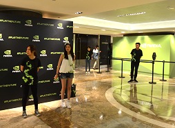 画像集 No.001のサムネイル画像 / ［COUMPUTEX］NVIDIA私設ブースレポート。NVIDIAの今年の「本気！」は「VR」「GTX 980 Ti」「G-SYNC」の3本柱だ