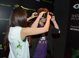 画像集 No.005のサムネイル画像 / ［COUMPUTEX］NVIDIA私設ブースレポート。NVIDIAの今年の「本気！」は「VR」「GTX 980 Ti」「G-SYNC」の3本柱だ