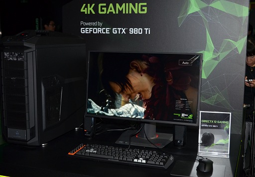 画像集 No.011のサムネイル画像 / ［COUMPUTEX］NVIDIA私設ブースレポート。NVIDIAの今年の「本気！」は「VR」「GTX 980 Ti」「G-SYNC」の3本柱だ